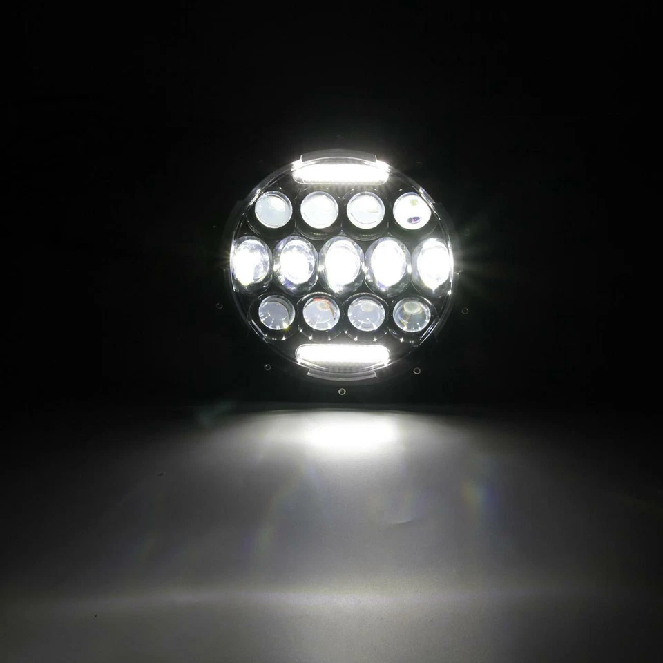 适用于 Kenworth T2000 1997 - 2011 对 7 英寸圆形 LED 车头灯高/低光束带 DRL — 第 4/4 张图片