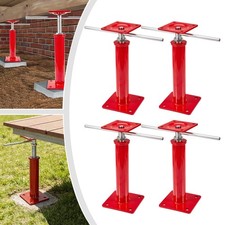 4PCS 12-16 Height Range Adjustable Floor Jack...