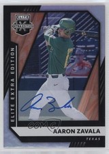 2021 Panini Elite Extra Edition Signatures Aaron Zavala #38 Auto 4f5