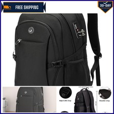 Spacious Anti-Theft Travel Laptop Backpack for 17-Inch Laptops - Water Resistant