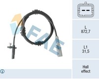 FAE ABS Sensor Raddrehzahl DrehzahlfüHler Vorne FüR Peugeot 308 SW II CitroëN