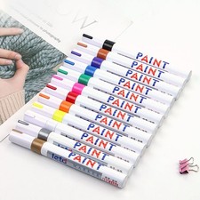 Paint Marker Pen Waterproof Oil Markers Pens Car Tyre Tire Tyres Metal White ...