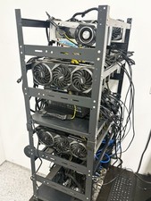    FLASH DEAL   Crypto Mining Rig with 15 GPUs  24,300 MSRP Mint Condition 