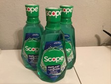 scope mouthwash Rince-Bouche Outlast Up To 5x Longer Fresh Pack Of 3 1 L 33.8 oz
