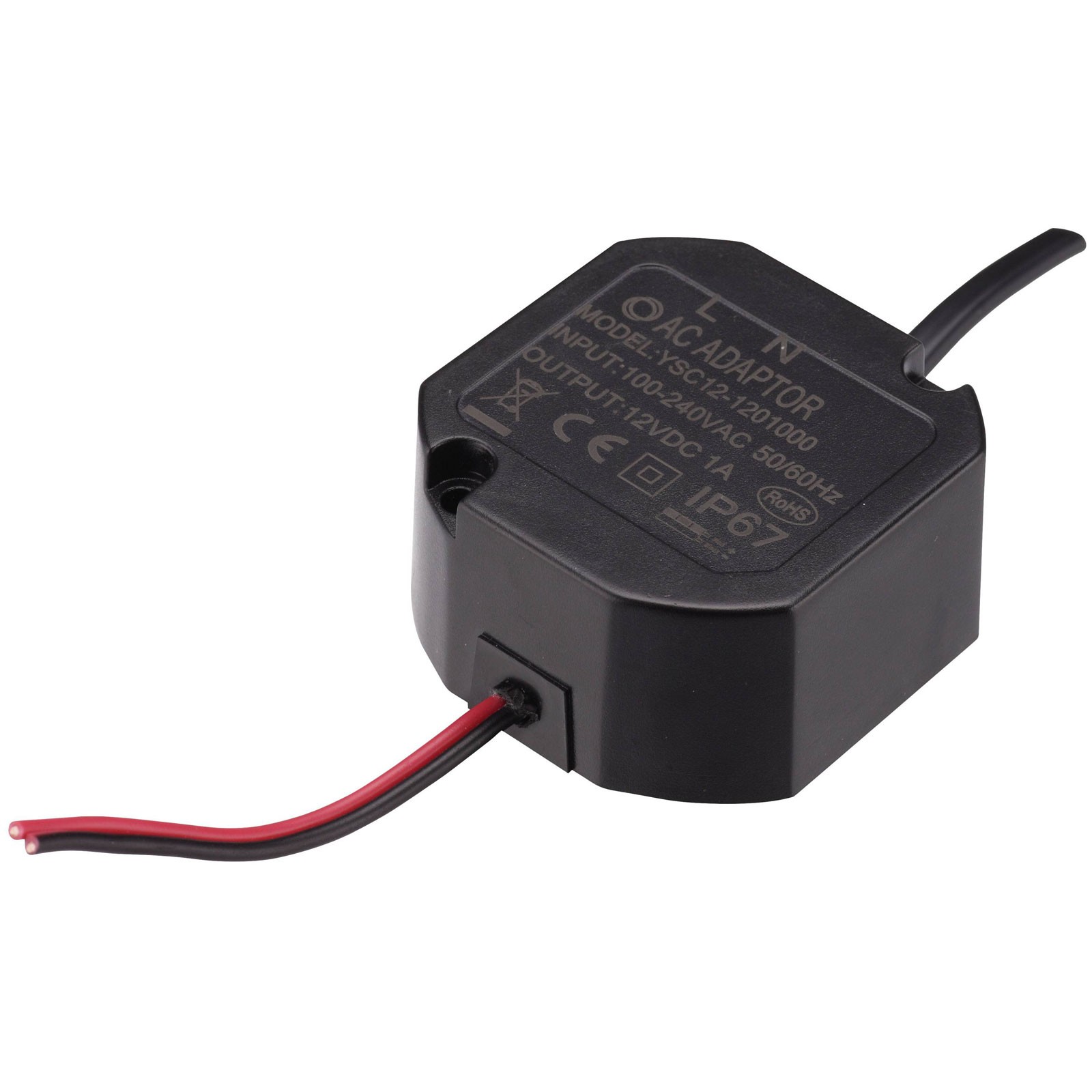 Dehner Elektronik PSU 12V DC 1A 12W for Switch Box Mounting