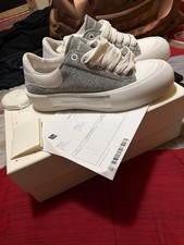 alexander mqueen mens plisoll allover glitter snekers size 43 mens 10 