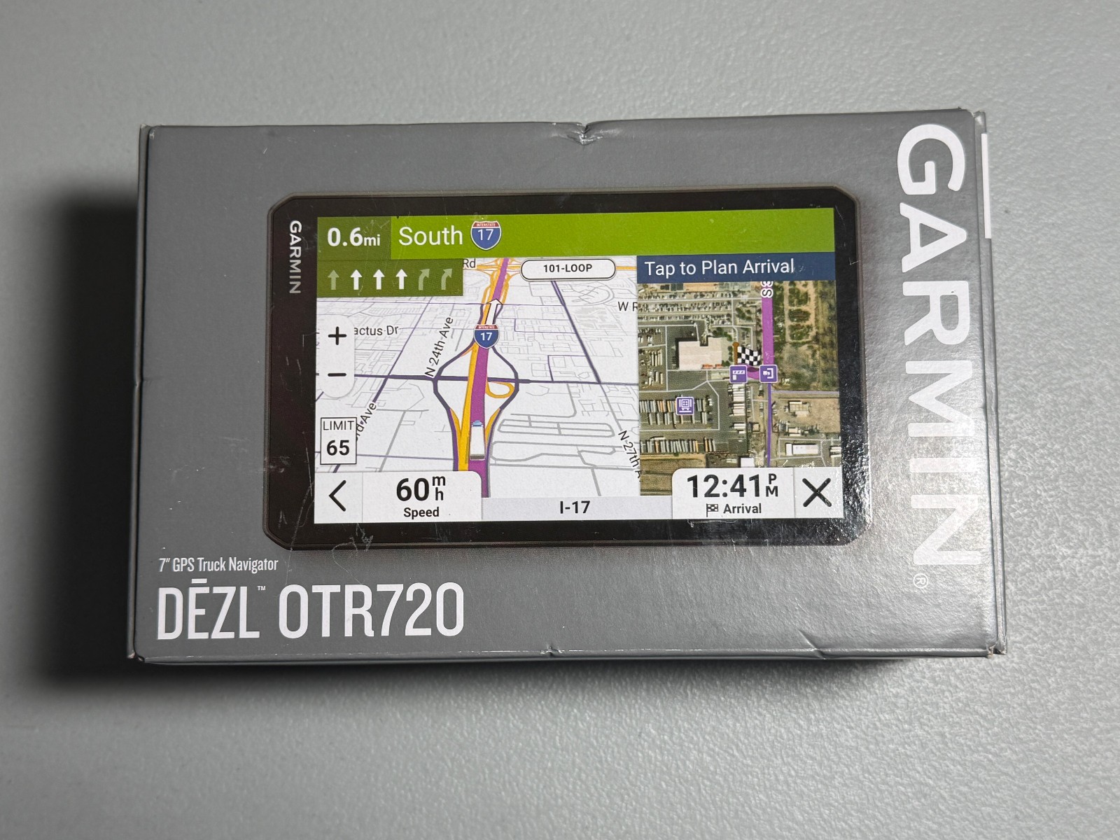 New Garmin DEZL OTR720 7" GPS Truck Navigator 010-02924-00 OTR 720 Trucking