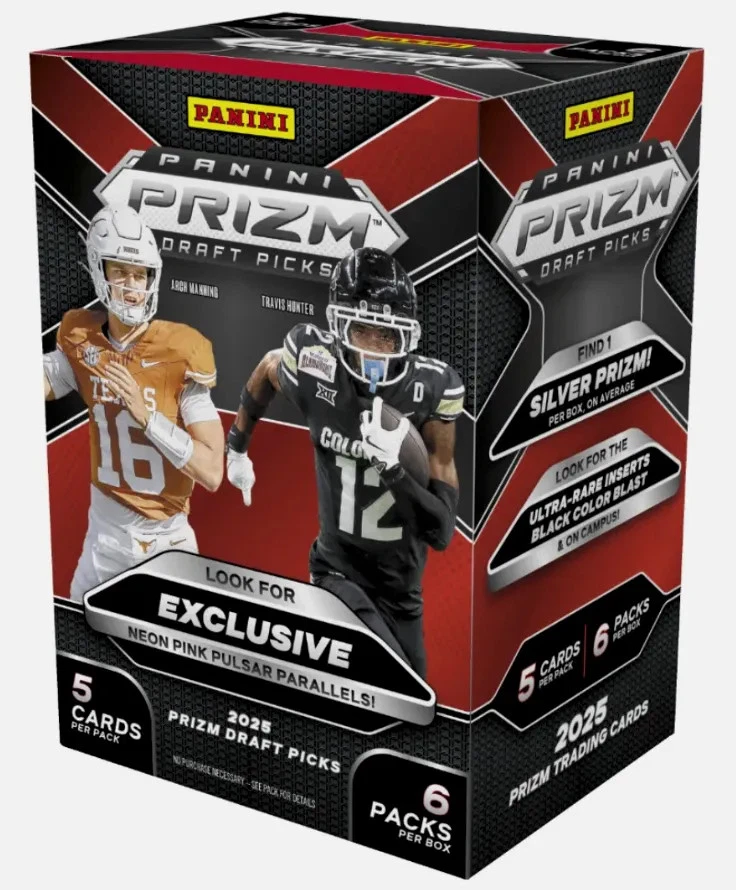 2025 Panini Prizm Draft Picks Football Hobby Blaster Box