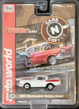 Auto World 1957 Studebaker Golden Hawk Thunderjet Ultra G Slot Cars n Coffee