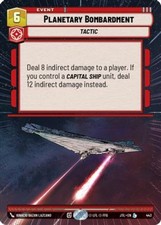 Planetary Bombardment Hyperspace 443 carta