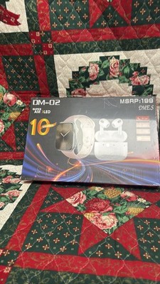 DMES DM-02 Smart Watch & Earbuds Combo Series 10 Super AMOLED BT Call