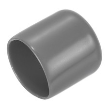 20pcs Rubber End Caps 24mm ID Vinyl Cap Cover Screw Protectors Dark Grey