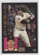 2019 Topps 1984 Topps Baseball Rookies Black 163/299 Chris Shaw #84R-CSH 0b0