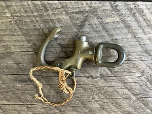 Bronze Swivel Snap Shackle   1”  1 inch  vintage 