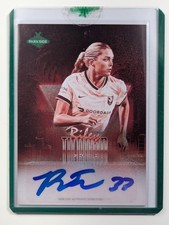 2025 Parkside NWSL Riley Tiernan Retro Rookie Signature Series Red Auto #D 3/10