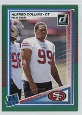 2025 Panini Donruss Rated Rookie Press Proof Green Alfred Collins #355 1mc5