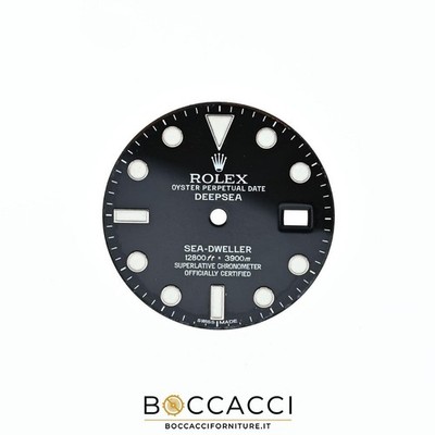 ROLEX schwarzes Zifferblatt für Deepsea Sea-Dweller Ref. 116660 Chromalight Kaliber: 3...