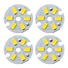 4pcs 300mA 3W LED Chip Bulb  Light Beads Warm White High Power or Floodlight