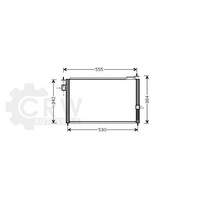 Kondensator Klimaanlage FüR Honda Civic VII Hatchback 1.7 Ctdi Bj.02-05