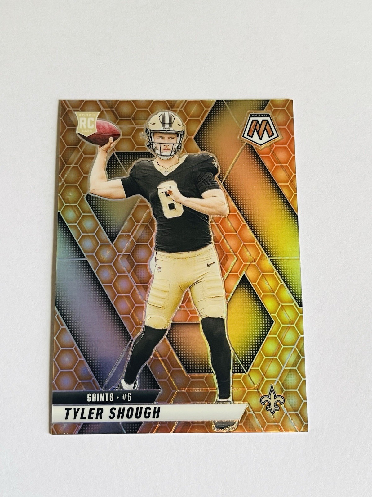 2025 Mosaic HONEYCOMB PRIZM Saints Tyler Shough RC Rookie Card #312