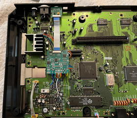 SEGA Genesis Model 1 with 4BP+Full Recap+Games+1 Wireless and Wired Controller