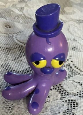 Powerpuff Girls Octi Octopus Purple PVC Figure Top Hat 2000 Cartoon Network