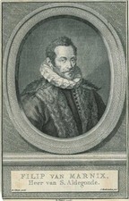 Portrait of Philips of Marnix, Lord of Saint-Aldegonde, Lord of West-Souburg