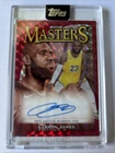 LeBron James Auto Masters Red Geometric Parallel 5/5 Topps Finest