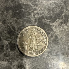 1944 D Philippines 10 Centavos Coin - Silver - United States of America