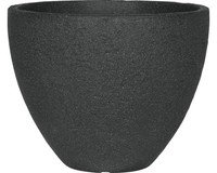 Blumentopf Geli Stone Kunststoff Ø 40 Cm H 31 Cm Anthrazit