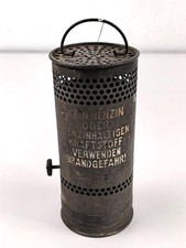 Dochtlampe zur Sammleranw&auml;rmung f&uuml;r Wehrmachtsfahrzeuge, ungereinigtes St&uuml;ck, Or