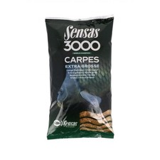 Sensas 3000 Carpes Extra Grosse 1kg Nourriture Carpe Grossière, Particules
