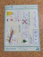 Iran Air 747-200 Safety Card