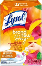Lysol Click Gel Automatic Toilet Bowl Cleaner, Gel Toilet Bowl Cleaner, For Clea