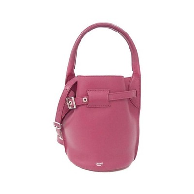 Celine Big Bag Bucket Nano Calf Handbag Women Silver One Size