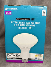 EcoSmart BR30 LED Flood Bulb 65-90W Equivalent Dimmable Selectable CCT 6-Pack