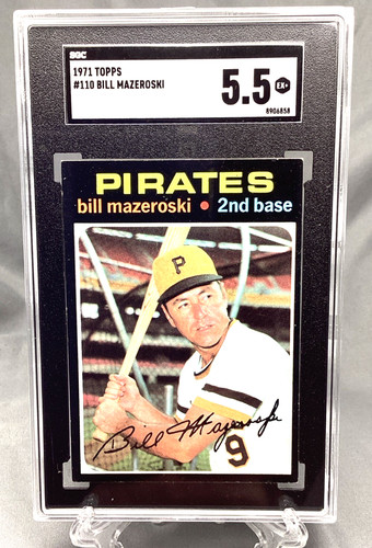 1971 Topps Bill Mazeroski #110 card