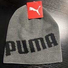 Puma Adult Gray Beanie Hat ~ NWT