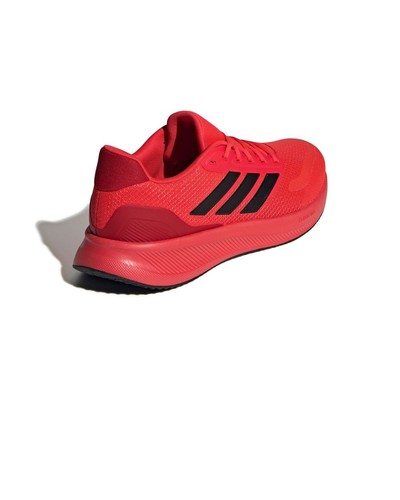 Scarpe Sneakers UOMO Adidas RUNFALCON 5 UOMO Rosso Nero - Zdjęcie 11 z 14