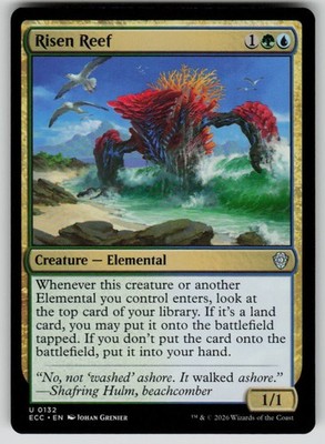 Risen Reef Uncommon Commander: Lorwyn Eclipsed 132 MTG Near Mint 2026