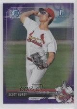 2017 Bowman Draft Chrome Purple Refractor 243/250 Scott Hurst #BDC-126 s3g
