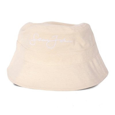 Sean John Logo Denim Bucket Hat Hut ecru 96412