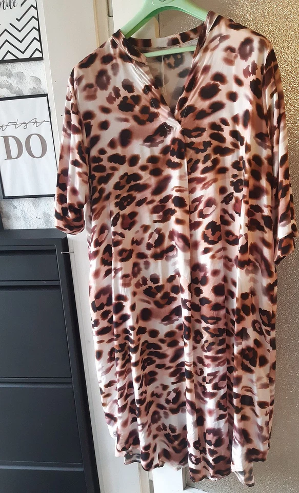 New Collection  Kleid  50 52 54 Tunika  Made in Italy  LagenLOOK   A-A 77 cm - Bild 2 von 2