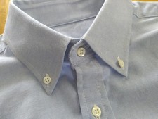 NWOT Brooks Brothers Blue Oxford Cloth Button Down Collar 16-34 Slim Fit