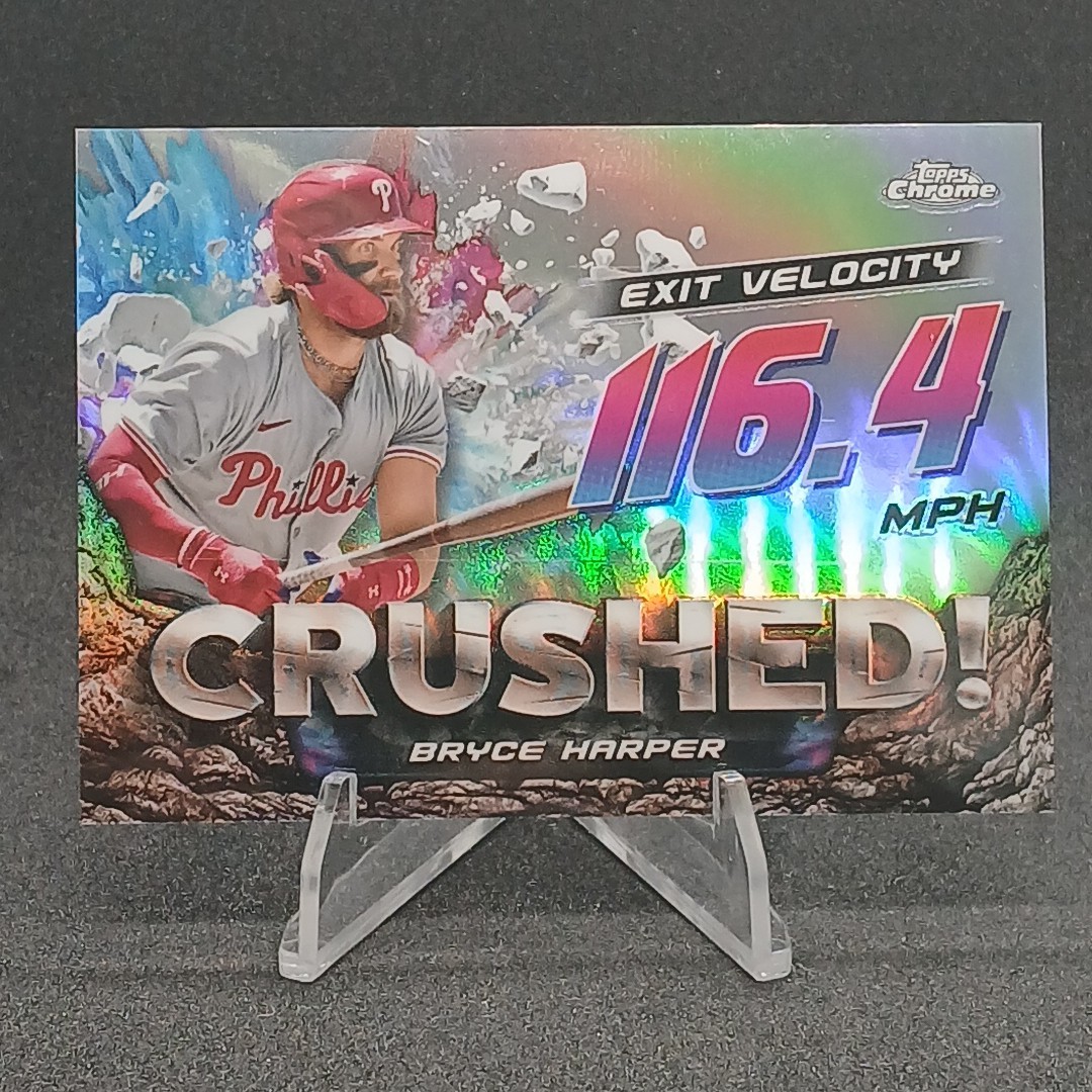 2024 Topps Chrome Update - Bryce Harper - #CR-22 Crushed Phillies