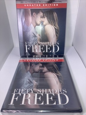 Fifty Shades Freed 4K Ultra HD, BLU-Ray, Digital 2018 Unrated Edition Sealed TT