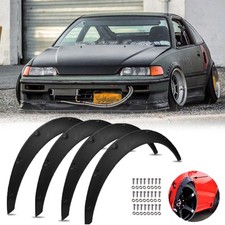3.580mm Car Fender Flares Wide Body Wheel Arches Kits For Honda Crx 1988-1991 3.580mm Car Fender Flares Wide Body Wheel Arches Kits For Honda Crx 1988-1991