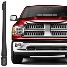7" Short Carbon Fiber Antenna Replacement for 1994-2026 Dodge RAM 1500 2500 3500