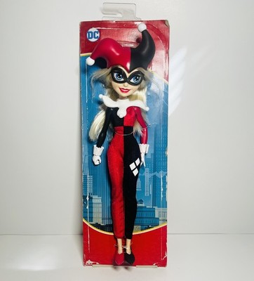 DC Superhero Girls Harley Quinn 11'' Fashion Doll Dress Cartoon Network Mattel