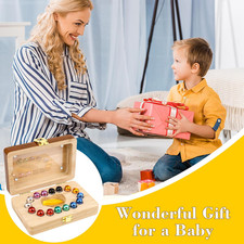 Tooth Boxes Lost Teeth Kids Baby Keepsake Box 16 Kisd Solid Wood Tweezers Mini